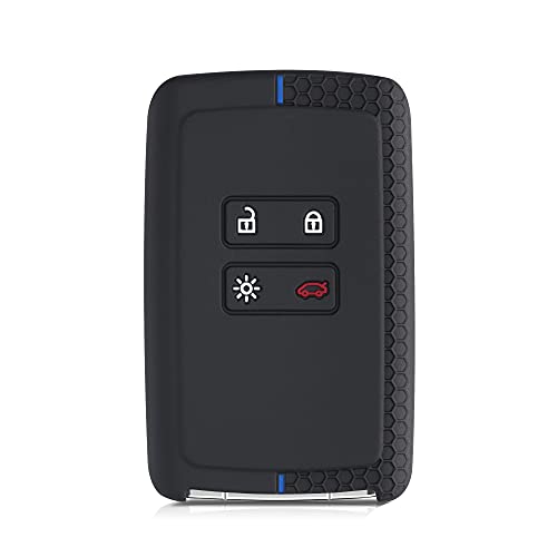 kwmobile autosleutel hoesje compatibel met Renault 4-knops Smartkey autosleutel (alleen Keyless Go) - Autosleutel… - Image 4