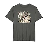 Divertidos amantes de los gatos, gatitos, mascotas, animales, mamá, papá, mujeres, hombres, niños Camiseta