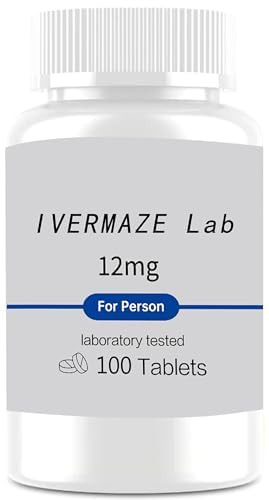 IVERMAZE 12 mg 100 Count 3rd Party Tested