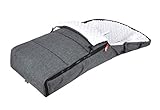 > Fusssack 90cm geeignet für Babys, für die Kinderwagenwanne, Babyautoschale, Schlitten, als Krabbeldecke