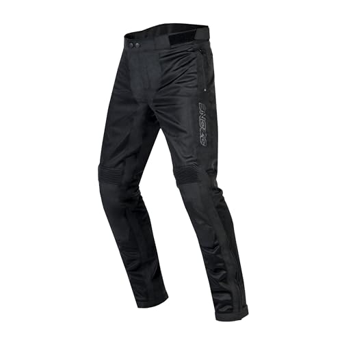 OZONE MOTO Dart Motorradhose Herren | Textil | Knieprotektoren Stufe 1 | Taschen für Hüft und Steißbeinprotektoren | Große Mesh Belüftungspaneele