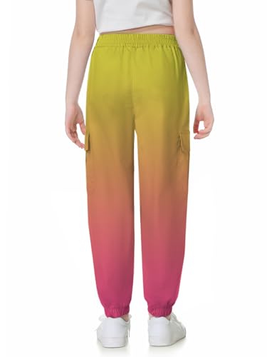Image of SANGTREE Girls & Womens Printing Cargo Jogger Pants,6 Years - Women 2XL