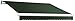 Awntech 12-Feet Maui-LX Left Motor with Remote Retractable Acrylic Awning, 120-Inch Projection, Olive/Alpine