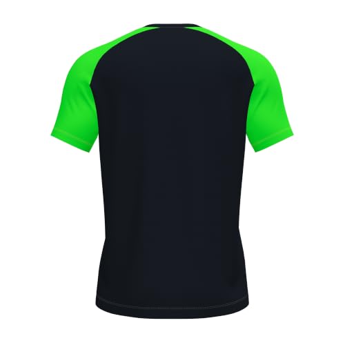 Joma Homme Academy Iv M/C Tricot, Noir Vert Fluor, XXL EU
