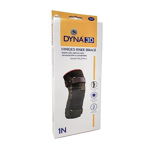 Image of Dyna 3D Hinged Knee Brace (Large Left, Grey)
