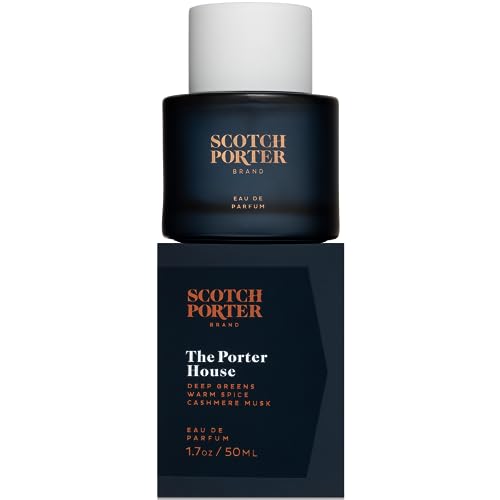 Scotch Porter Porter House Body Fragrance | Eau De Parfum For Men | Fresh Greens & Amber Woods | Warm Spice, Cashmere Musk | Non-Toxic Ingredients, Free Of Parabens, Sulfates & Silicones | Vegan | 50 Ml #TOP15