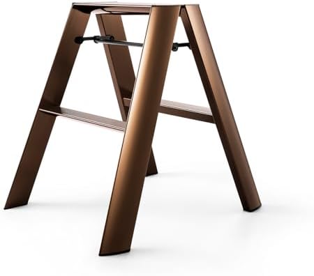 Hasegawa Ladders Lucano Step Stool Premium Edition 2 Step Bronze image 5