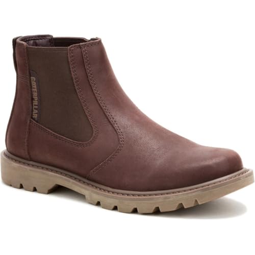 Caterpillar Hombre Botas De Cuero Chelsea Colorado 2.0, Brown, 41 EU