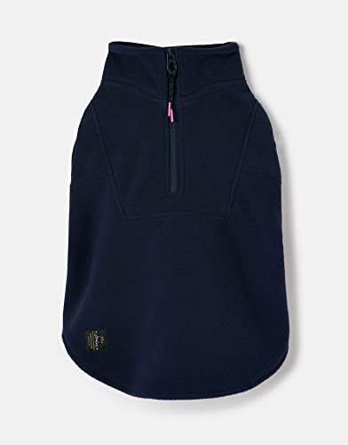 Rosewood x Joules Navy Fleece for Dogs Large, Washable, Warm and Comfy Winter Fleece Jumper with Sleeves for Large Dogs - Image 2