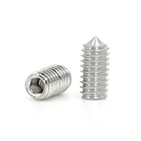 ReplacementScrews Set Screws Compatible with Moen Bathroom Fixtures (Towel Bars/Rings, Paper Holders, Robe Hooks etc) - OEM Sized M4-0.7 x 8mm - Stainless Steel (Set of 2)