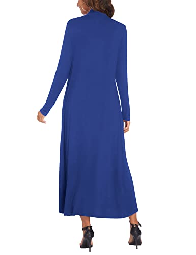 Image of Bluetime Women Floor Length Open Front Cardigan