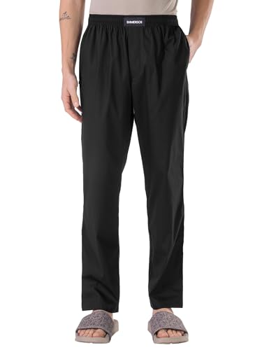 Image of DAMENSCH Relaxed Fit Premium Cotton Casual Style, Dual Pockets, Ultra light, Breathable, Anti-Bacterial, Stretchable, Soft Comfortable, Lounge Pyjamas For Men
