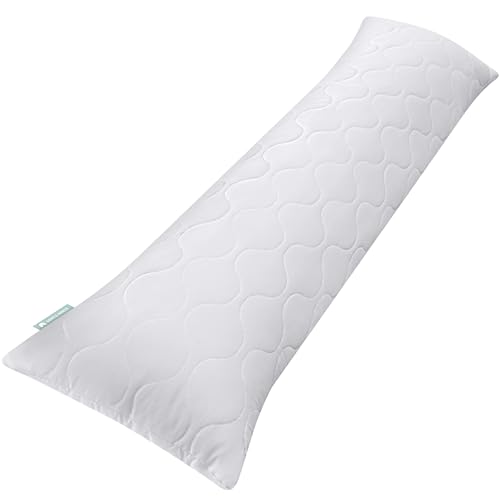 Hochwertiges Seitenschläferkissen 40x145 cm - Langes Kissen für Seitenschläfer - Body Pillow -...