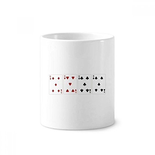 Porte-brosse à dents céramique Coeur Spade fini le désordre