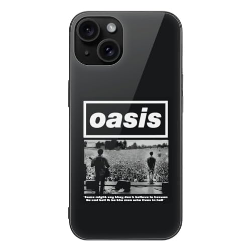 iPhone 15ケース オアシス OASIS バンド アイフォン15ケース スマホケース 強化ガラス 携帯ケース スマートフォンケース 保護ケース 携帯カバー おしゃれ かわいい 軽量 互換性のある 人気 耐衝撃 指紋防止 贈り物