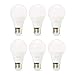 Amazon Basics Professional Lot de 6 ampoules LED Culot Edison à vis E27 Équivalent 75 W Blanc chaud Intensité non variable