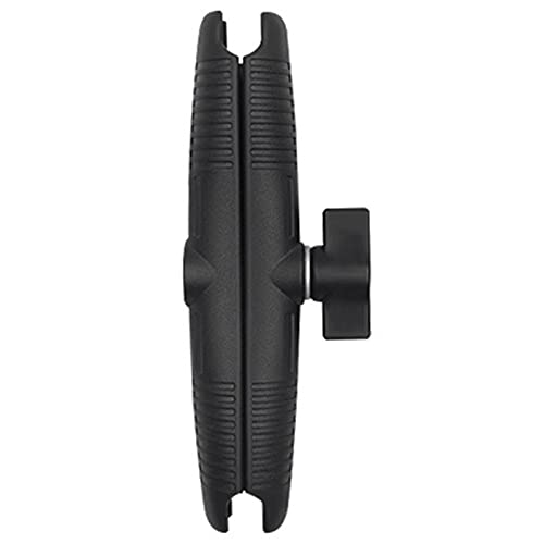 Brazo de doble zócalo de 17 cm de aleación de aluminio para soporte de bola de moto