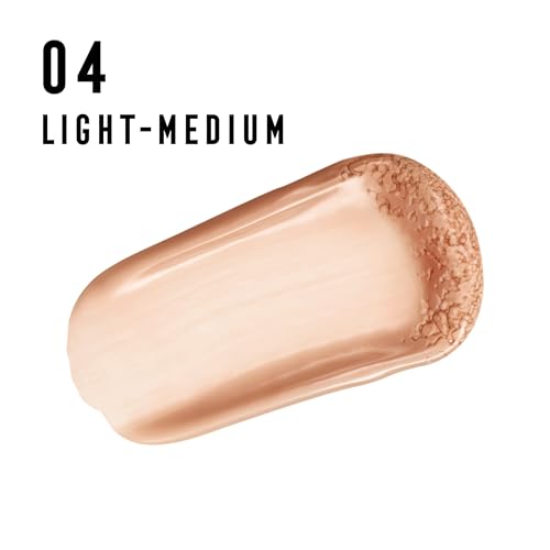 Max Factor Miracle Pure Hydratint Essence, feuchtigkeitsspendendes Make-up mit leichter Deckkraft, 71% wasserbasiert, mit Mikro-Kapsel Pigmenten, 30 ml, Fb. 4 Light-Medium