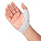 Willcom Kurzversion Elastische Daumen Handgelenkschiene Kompression Shülse - 2 Stücke Weiches Gewebe Handschuh Auskleidung für Leichte Arthritis Schmerzlinderung Protektor für Damen Herren (M)