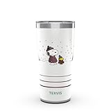 Picture of Tervis Traveler Peanuts - Snoopy & Woodstock Christmas Puffer Buddies Triple Walled Insulated Tumbler Travel Cup Keeps Drinks Cold & Hot, 20oz, Stainless Steel