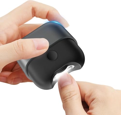 【Amazon.co.jp限定 】電動爪切り【2025年度 先行発売 】 電動爪やすり 電動つめきり 電動爪削り器 電動ネイルケア 爪とぎ LEDライト Type-C充電式 操作が簡単 爪傷防止 可愛い 2段階スピード 安全 低騒音 角質ケア 巻き爪 厚い