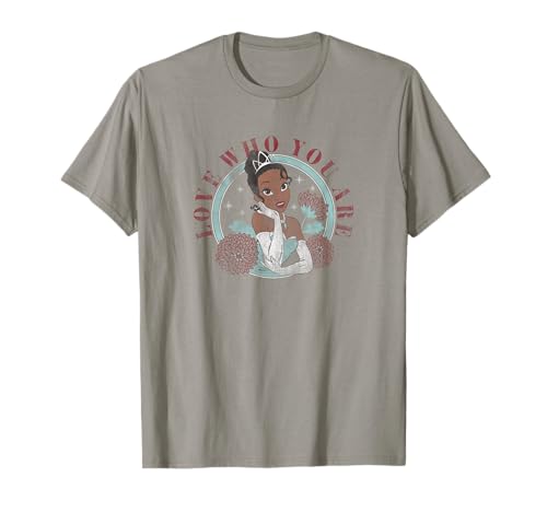 T-shirt Tiana Princesse et la Grenouille Disney haut inspirant Love Who You Are