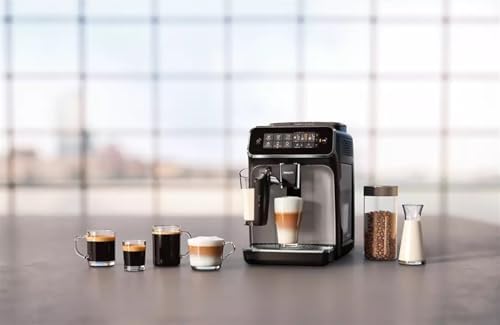 6. Bild von Philips Series 3200 Kaffeevollautomat – LatteGo Milchsystem, 5 Kaffeespezialitäten, Intuitives Touchdisplay, Silber (EP3246/70) 5 Kaffeespezialitäten