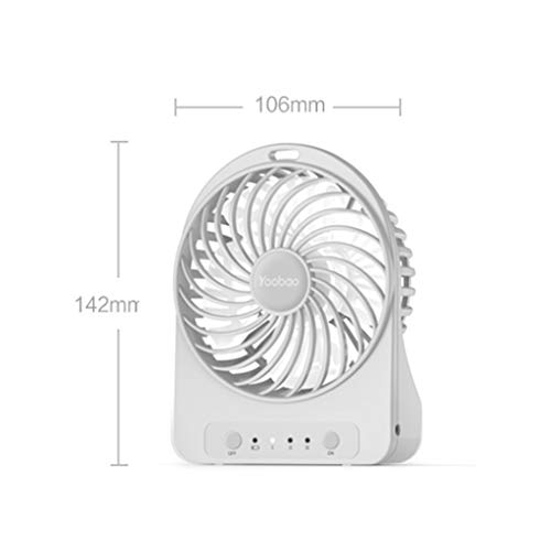 Ventilador de mano portátil recargable USB mini ventilador eléctrico para estudiante 4