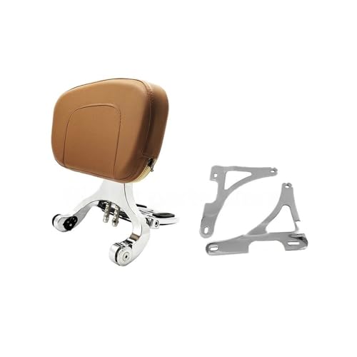 Dossier passager arrière moto marron de finition supérieure Sportster