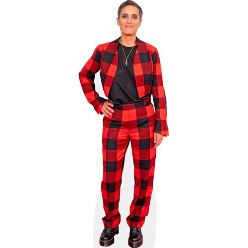 Jennifer Brister (Plaid Suit) Pappaufsteller lebensgross