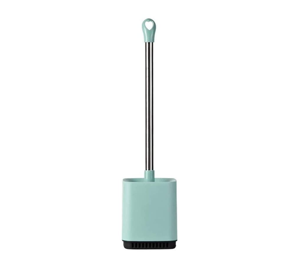 Tyuhduyur Green Toilet Cleaner Brush Toilet Brush And Holder Toilet Brush Stainless Steel Holder Cleaning Brush,Toilet Brush Set For Bathroom Toilet Cleaning Brush For Bathroom(White) (Green)