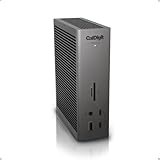 CalDigit TS5 Plus Dock Thunderbolt 5 – 20 Porte, 140W, 10GbE, 3 Display, USB4, PCIe 64Gb/s – Dock Professionale per Mac e PC con Connettività Estrema e Prestazioni Avanzate