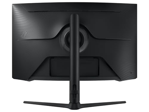 Image of Samsung 49 inch Odyssey G65B Series QHD Gaming Monitor, 1000R Curved, 240Hz, 1ms, Smart TV Apps and Gaming Hub, Swivel & Tilt Adjustable Stand, Black, with HDMI Cable