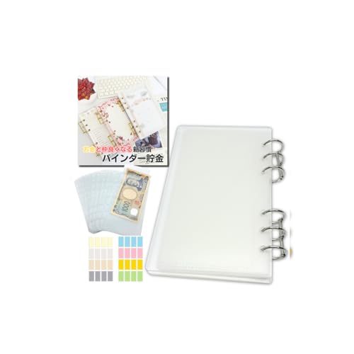 ikomaido �o�C���_�[���� �؍� �A�N�����o�C���_�[ A6 �����Ǘ� �t�@�C�� �����t�@�C�� �ƌv�Ǘ� �������� �������� 6�� (�N���A�}�b�g,�⃊���O)