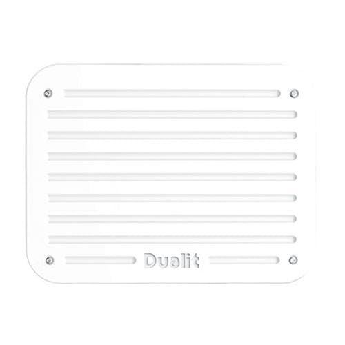 Dualit Architect 2 Slot Grey Body with White Panel Toaster