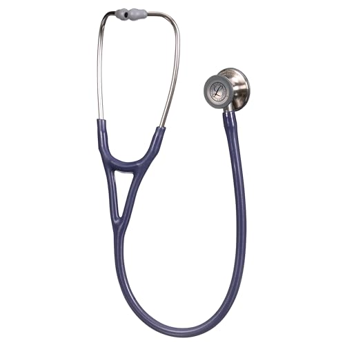 Image of 3M Littmann Cardiology IV Diagnostic Stethoscope, 6187C, More Than 2X as Loud, Weighs Less, 27 inch Midnight Blue Satin-Finish Tube for Added Comfort, Flexibility and Cleanability (Pack of 3)