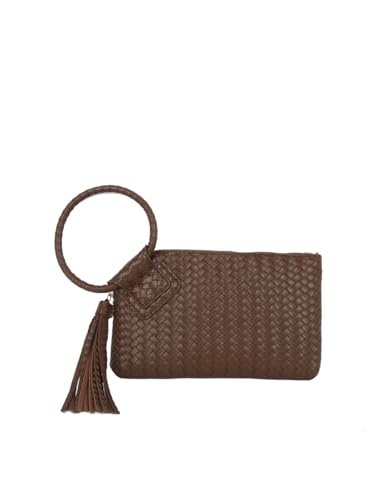 Image of Womens Clutch Purse Wristlet Wallet Evening w /Hand Strap Casual Formal Vegan Leather - Metro Muse
