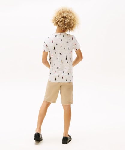 トミーヒルフィガー] BOYS オールオーバープリントレギュラーTシャツ