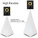Wakult Speaker Stand Cover-Dj Speaker Covers Compatible with Most Adjustable Tripod Speaker Stand,Speaker Stand Scrim 360 Degree Cover with Free Travel Bag (Two Pack-White)