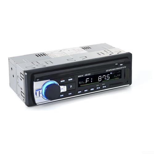 Auto-Stereo-MP3-Player, 60 W Single Din Autoradio Bluetooth-kompatibel, USB-SD-Karte, AUX- und FM-Radio für immersiven Musikgenuss Auto-Stereo-MP3-Player, 60 W Single Din Autoradio Bluetooth-kompatibel, USB-SD-Karte, AUX- und FM-Radio für immersiven Musikgenuss