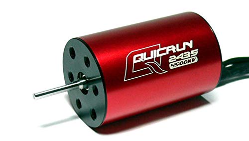 Xiangtat Hobby Wing Brushless Combo QuicRun 2435 SL G2 4500KV Motor + WP-16BL30 30A ESC + Program Card for 1/16 1/18 RC Car