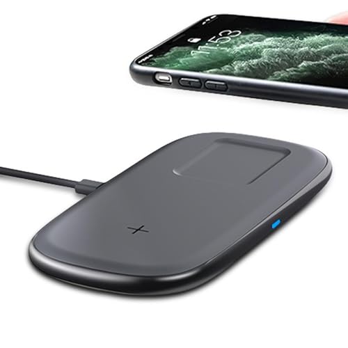 Niesel Fast Charging Pad For Phone, 15W Fast Charging Station For Earbuds ANd Cell Phone, Multi-Function Charger Pad For Daily Use, Shopping, Outdoors, Vacations, Outgoing