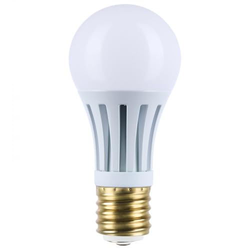 Satco PS25 LED Three-Way Lamp 10/22/33W E39d Mogul Base 2700K Warm White 1300-4000 Lumen White Finish Non-Dimmable (1)