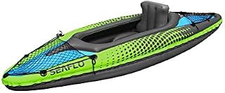 Inflatable Sit In Kayak Single (Canoe Paddling River Fishing 1 Person & Accessories)
