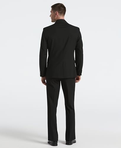 Perry Ellis Men's Dobby Louis Slim Fit Suit Pants3