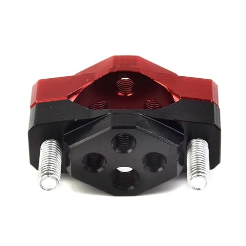 Abrazadera de aluminio rojo de 32 mm duradera para barras de luz 4