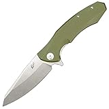 Eafengrow Tactical Folding Knives D2 Blade and G10 Handle,Outdoor Tactical Survival and Everyday Carry Folding Knife with Clip (EF228-camo)