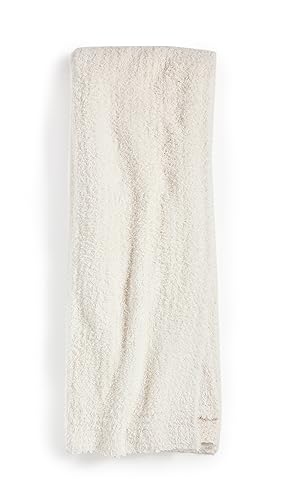 Barefoot Dreams Women's CozyChic Throw, Cream, Off White, One Size