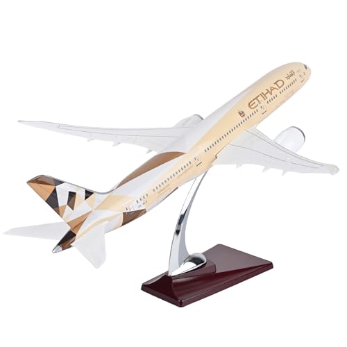 Image of Toys Uncle Diecast Aeroplane Scale Model, (46 cm B787 ETIHAD), Multicolor