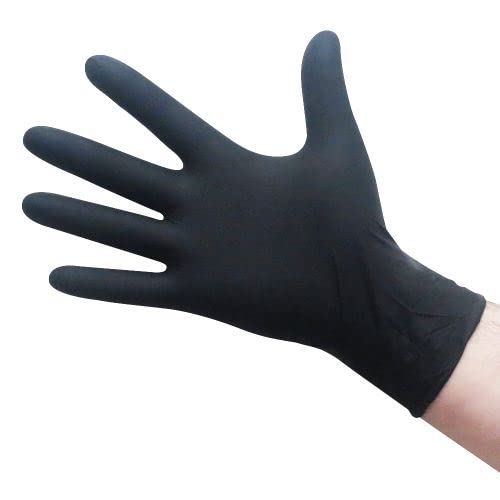 Boone Hearth All Purpose Black Nitrile Gloves 5 mil - 5.5 mil